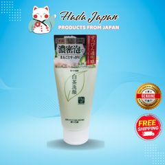 Sữa Rửa Mặt Trà Xanh Rohto Shirochasou - Làm Sạch, Sáng Da, Ngăn Ngừa Mụn và Chống Lão Hóa - Nội Địa Nhật Bản