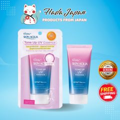 Kem Chống Nắng Skin Aqua UV Tone Up SPF50+ - Dưỡng Ẩm, Điều Chỉnh Tông Da, Giúp Da Rạng Rỡ, Hương Hoa Hồng Tự Nhiên 80g