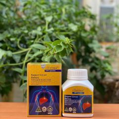Viên Uống Giải Độc Gan Vitatree Super Liver Detox 100 Viên - Hỗ Trợ Sức Khỏe Gan, Bảo Vệ Tế Bào, Nhập Khẩu Úc