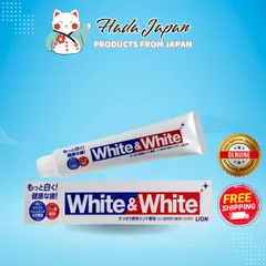 Kem Đánh Răng White And White Lion Nhật Bản - Làm Trắng Răng, Ngăn Ngừa Sâu Răng, Hơi Thở Thơm Mát, Cho Nướu Nhạy Cảm