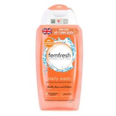 Dung Dịch Vệ Sinh Phụ Nữ Femfresh Daily Wash 250ml - Sạch Khuẩn, Khử Mùi, Dưỡng Ẩm Tự Nhiên, Hàng Nhập Khẩu Anh