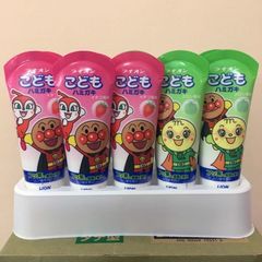 Kem Đánh Răng Trẻ Em Lion Nhật Bản - Ngăn Ngừa Sâu Răng & Bảo Vệ Răng Sữa An Toàn, Hương Vị Trái Cây Thơm Ngon, Tuýp 40g