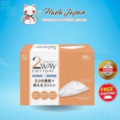 Bông Tẩy Trang Cotton Labo 80 Miếng - Mềm Mại, Thấm Hút Tốt, An Toàn Cho Da Nhạy Cảm - Sản Phẩm Nhật Bản Chính Hãng