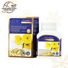 Tinh Dầu Hoa Anh Thảo Vitatree 100 Viên - Hỗ Trợ Cân Bằng Nội Tiết, Giảm Triệu Chứng Tiền Kinh Nguyệt Cho Phụ Nữ Tiền Mãn Kinh