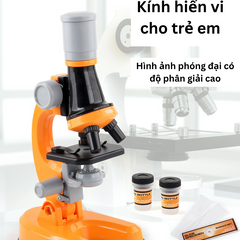 Kính Hiển Vi Cầm Tay Phóng Đại 100-400x Cho Bé - Khám Phá Khoa Học STEM, Quà Tặng Giáo Dục Sáng Tạo