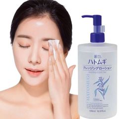 Nước Tẩy Trang Dưỡng Ẩm Hatomugi Cleansing Lotion 500ml - Làm Sạch Da, Ngừa Mụn, Cung Cấp Độ Ẩm Cho Da Nhạy Cảm