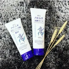 Sữa Rửa Mặt Trắng Da Ý Dĩ Hatomugi Nhật Bản - Giúp Ngừa Mụn, Chống Lão Hóa, Dành Cho Da Hỗn Hợp & Da Khô