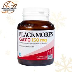 Viên uống hỗ trợ tim mạch Blackmores CoQ10 150mg - Thực phẩm chức năng 30 viên nhập khẩu Úc, bảo vệ sức khỏe tim mạch