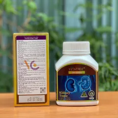 Viên Uống Hỗ Trợ Thận Vitatree Kidney Tonic 100 Viên - Sản Phẩm Nhập Khẩu Chính Ngạch Từ Úc, Tăng Cường Chức Năng Thận 307151