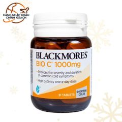 Viên uống Blackmores Bio C 1000mg bổ sung vitamin C tăng cường sức khỏe - Nhập khẩu chính ngạch (31 viên)