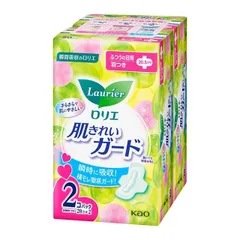 Băng vệ sinh Laurier 20.5cm ban ngày - Thoáng khí, thấm hút nhanh, ngăn rò rỉ - Sản phẩm nội địa Nhật Bản, 20 miếng x 2 gói