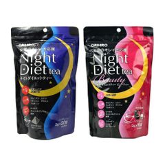 Trà Túi Lọc Orihiro Night Diet Tea Beauty - Trà Thảo Mộc Nhật Bản Hỗ Trợ Giảm Cân, Ngủ Ngon và Làm Đẹp Từ Bên Trong