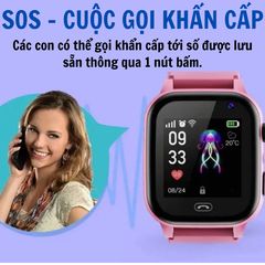 Đồng Hồ Thông Minh Trẻ Em Q15 - Định Vị LBS, Nghe Gọi 2 Chiều, Nhắn Tin, Chống Nước IPX4, SOS Khẩn Cấp - Dành Cho Bé Từ 4 Tuổi