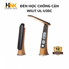 Đèn Học Thông Minh WILIT UL-U30C - LED Chống Cận, 3 Chế Độ Ánh Sáng, Thiết Kế Nhỏ Gọn, Pin Sạc 1800mAh, Bảo Vệ Mắt Tối Ưu
