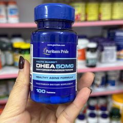 Viên uống Puritan's Pride HEA 50mg - 100 viên hỗ trợ cân bằng nội tiết, tăng năng lượng và làm chậm lão hóa cho nữ sau 30 tuổi