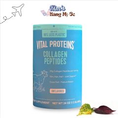 Vital Proteins Collagen Peptides - Bột Bổ Sung Collagen Hỗ Trợ Sức Khỏe Da, Tóc, Móng và Khớp, Không Mùi Vị, Dễ Dàng Kết Hợp