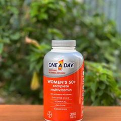 Vitamin Tổng Hợp One A Day Women’s 50+ 300 Viên - Tăng Cường Sức Khỏe Phụ Nữ Trên 50 Tuổi, Hỗ Trợ Tim Mạch, Xương Khớp