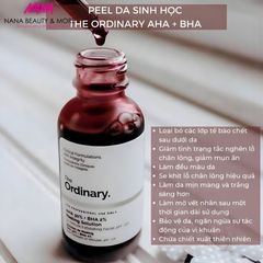 Tinh Chất Tẩy Da Chết Hóa Học The Ordinary AHA 30% + BHA 2% - Giải Pháp Lột Tẩy Da Tại Nhà, 30ml Chăm Sóc Da Mịn Màng, Nguyên Chất 100%