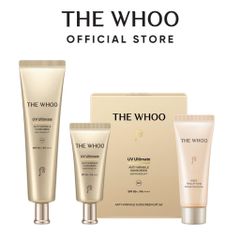 Set Kem Chống Nắng The Whoo Anti Wrinkle - Bảo Vệ Da, Ngăn Ngừa Lão Hóa, Chiết Xuất Tự Nhiên, Phù Hợp Với Da Nhạy Cảm