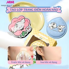 Bông Mút Trang Điểm Amortals Cute Puppy - Siêu Mềm Dễ Tán Kèm Hộp Đựng Cao Cấp, Chất Liệu Dày Dặn, Thiết Kế Thông Minh