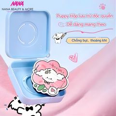 Bông Mút Trang Điểm Amortals Cute Puppy - Siêu Mềm Dễ Tán Kèm Hộp Đựng Cao Cấp, Chất Liệu Dày Dặn, Thiết Kế Thông Minh