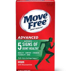 Viên Uống Hỗ Trợ Xương Khớp Move Free Advanced 180 Viên - Glucosamine & Hyaluronic Acid Giúp Cải Thiện Chức Năng Khớp