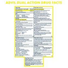 Viên giảm đau Advil Dual Action Acetaminophen 250mg & Ibuprofen 125mg - Giảm Đau Nhanh Chóng Hiệu Quả 216 Viên