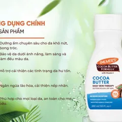 Sữa Dưỡng Thể Palmer’s Cocoa Butter 400ml - Dưỡng ẩm, làm mềm da với Vitamin E, phù hợp với khí hậu nóng ẩm Việt Nam