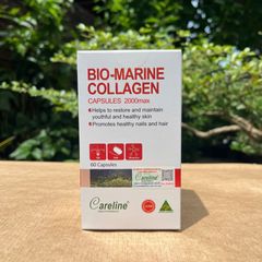 Viên uống bổ sung Collagen Careline Bio Marine Collagen 60 viên - Hỗ trợ làm đẹp da, chống lão hóa và tăng cường sức khỏe xương khớp