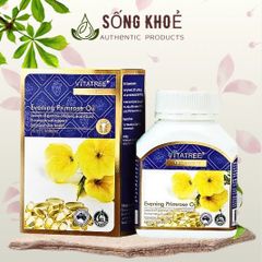 Tinh Dầu Hoa Anh Thảo Vitatree Evening Primrose Oil - 100 Viên Hỗ Trợ Cân Bằng Nội Tiết và Sức Khỏe Da Cho Phụ Nữ