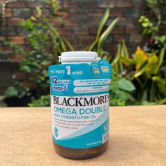 Viên uống Omega 3 Blackmores Double High Strength - Tốt cho não bộ, tim mạch, hỗ trợ sức khỏe, 90 viên
