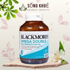 Viên uống Omega 3 Blackmores Double High Strength - Tốt cho não bộ, tim mạch, hỗ trợ sức khỏe, 90 viên