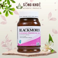 Tinh Dầu Hoa Anh Thảo Blackmores Evening Primrose Oil 190 Viên - Hỗ Trợ Cân Bằng Nội Tiết, Giảm Triệu Chứng Tiền Kinh Nguyệt, Cải Thiện Da Tóc Móng