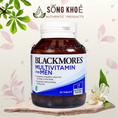 Viên uống tổng hợp vitamin Blackmores cho nam giới - Hỗ trợ sức khỏe, năng lượng và miễn dịch - 50 viên