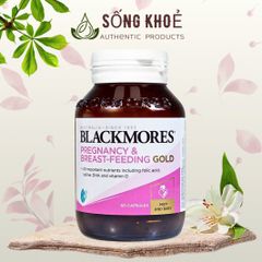Viên Uống Bổ Sung Vitamin và Khoáng Chất Blackmores Pregnancy & Breast-Feeding Gold cho Phụ Nữ Mang Thai (60 Viên)