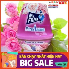 Sáp Thơm Khử Mùi PureAroma Korea - Hương Hoa Hồng Tươi Dịu Nhẹ, Lưu Hương 30 Ngày Cho Phòng Ngủ, Xe Ô Tô, Tủ Áo