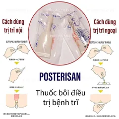 Kem bôi trĩ Posterisan Forte Nhật Bản - Giảm đau, sưng đỏ, hỗ trợ tiêu hóa, giảm bùi trĩ hiệu quả cho sức khỏe tốt hơn