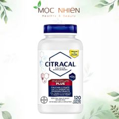 Viên uống bổ sung canxi Citracal Maximum Plus 280 viên - Hỗ trợ xương chắc khỏe và sức khỏe tổng thể của Bayer Mỹ