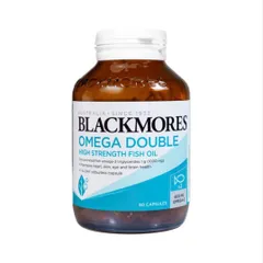 Blackmores Omega Double High Strength Fish Oil - Viên Uống Bổ Sung Omega-3 90 Viên Hỗ Trợ Sức Khỏe Tim Mạch và Não Bộ