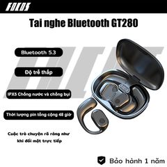 Tai Nghe Bluetooth Không Dây GT280 V5.3 Chống Nước - Âm Thanh STEREO HIFI Cho iPhone và Android, Thời Gian Chạy 9.5 Giờ