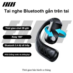 Tai Nghe Bluetooth V5.4 T30 Không Dây - Giảm Tiếng Ồn, Pin Trâu, Âm Thanh Stereo Dành Cho Lái Xe, Shipper, Kinh Doanh
