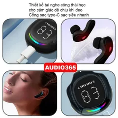 Tai Nghe Bluetooth TWS KY9 Mini - Khử Tiếng Ồn, Màn Hình Kỹ Thuật Số, Tích Hợp Mic, 5 Giờ Làm Việc, Sạc Type-C, 3 Màu Sắc