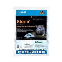 Thuốc Diệt Chuột Storm 0.005% - Viên Nén Hàng Chính Hãng 20 Viên - Hiệu Quả Cao, An Toàn Cho Người và Vật Nuôi
