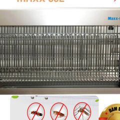 Đèn diệt côn trùng Maxx 80E - Bẫy muỗi hiệu quả 95% với ánh sáng UV an toàn, vùng hoạt động 80-100m2, tiết kiệm điện, chống ồn.