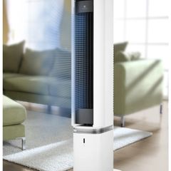 Quạt Tháp Đa Chức Năng Unold 86980 3 in 1 - Sưởi, Làm Mát, Phun Sương Tạo Ẩm - Thiết Kế Sang Trọng, Tiện Dụng Cho Mùa Hè và Đông Lạnh
