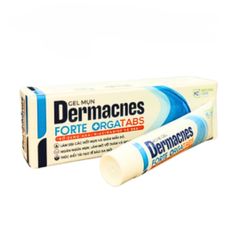 Gel Chấm Mụn Dermacnes Forte Orgatabs 15gr - Giảm Mẩn Đỏ, Dưỡng Ẩm và Làm Dịu Nốt Mụn Hiệu Quả