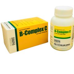 Viên uống B-Complex C 100 viên nang cứng - Tăng cường sức khỏe, hỗ trợ vitamin nhóm B & C, nâng cao sức đề kháng, giảm mệt mỏi.