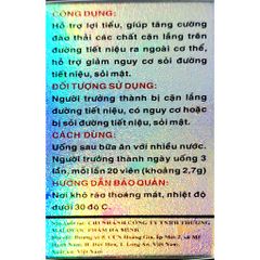 Viên hoàn Tan Sỏi Kim Nguyên - Giải pháp tự nhiên hỗ trợ làm tan sỏi mật và sỏi thận, tăng cường lợi tiểu hiệu quả.