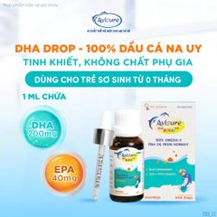 Combo Vitamin cho Bé Avisure D3MK7 và DHA Smart Kid - Hỗ Trợ Phát Triển Chiều Cao, Thông Minh, Mắt Sáng 40ml