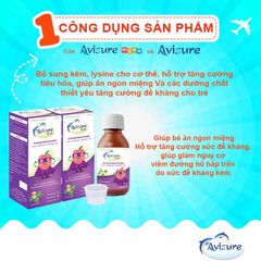 Siro Avisure Muno 100ml - Kháng sinh tự nhiên cho bé, Tăng cường sức đề kháng và hỗ trợ miễn dịch hiệu quả